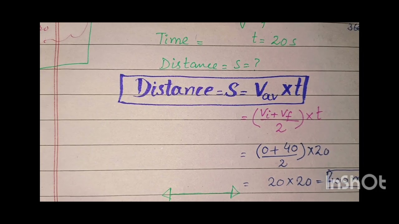 Physics 9th ch 2 Kinematics Mcq's 