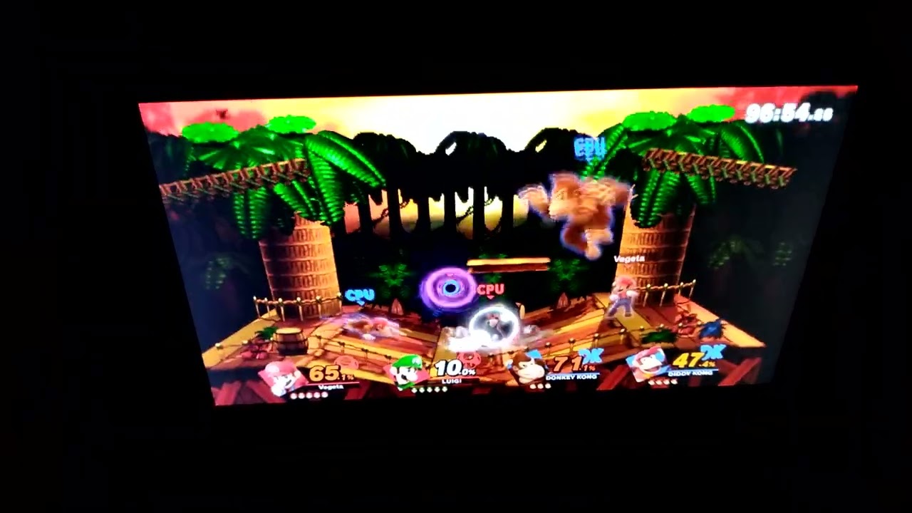 Mario & Luigi vs Donkey & Diddy The Kongs Monkeys in Kongo Jungle On Nintendo Switch 