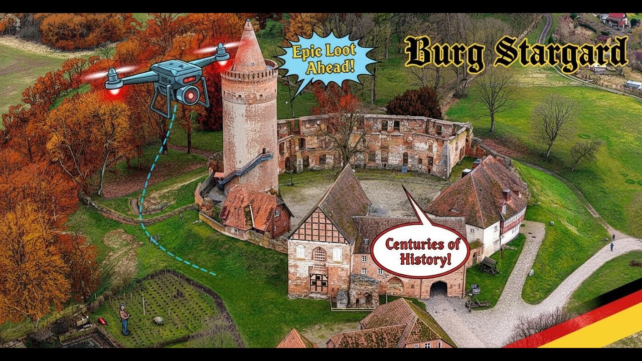 🇩🇪 H&ouml;henburg Stargard (Burg Stargard - Burganlage )