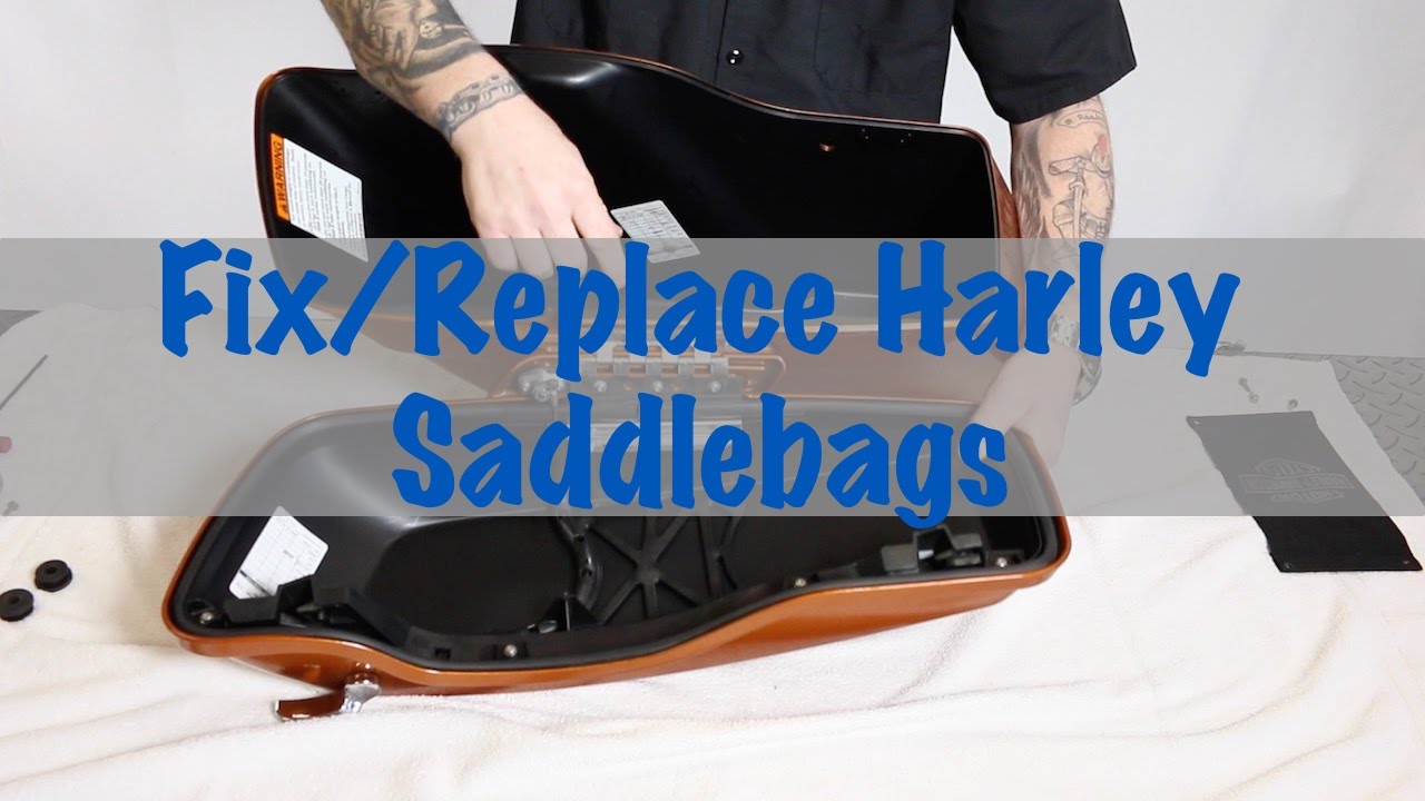 How to Replace Harley Davidson Saddlebags, Lid & Parts | Motorcycle Biker Podcast