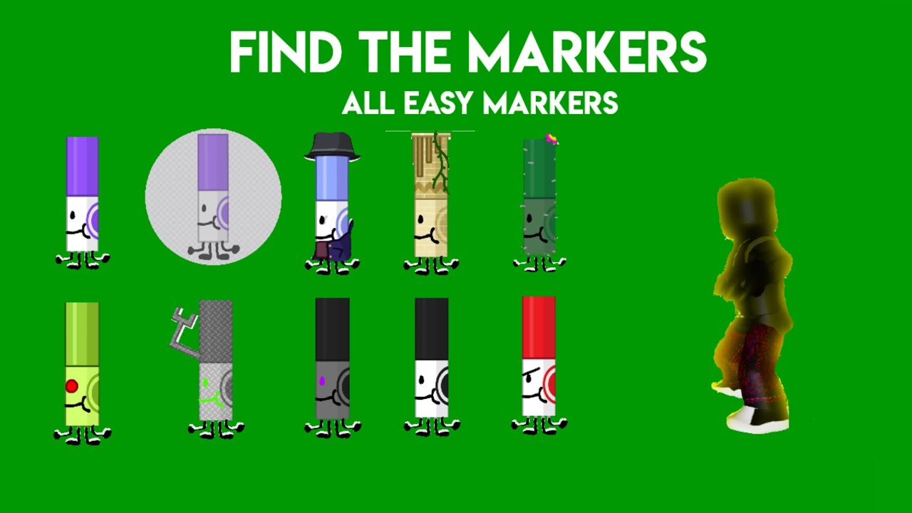 HOW TO find ALL the easy markers by order!