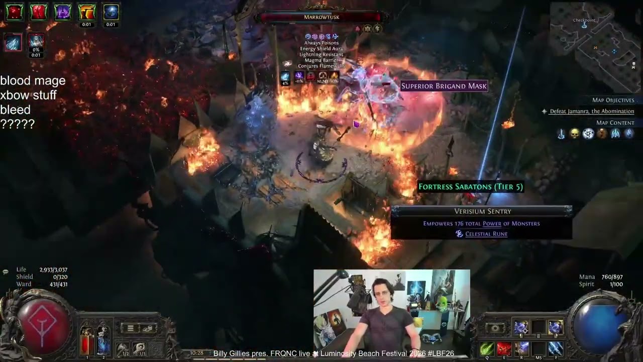 Busting Out My First Mageblood For My First Blood Mage As Crossbow Bleed Which Is DAMN Good