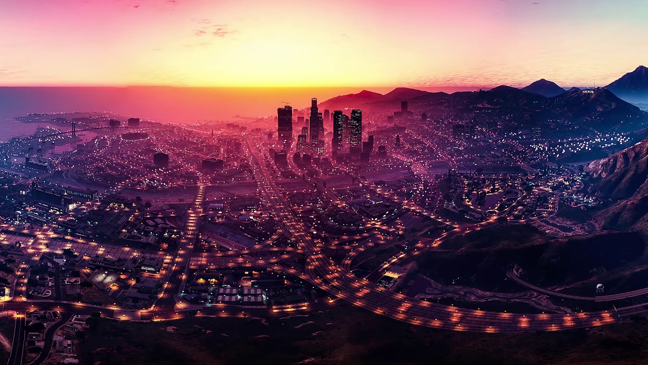 Los Santos GTA V (  Wallpaper - GIF )