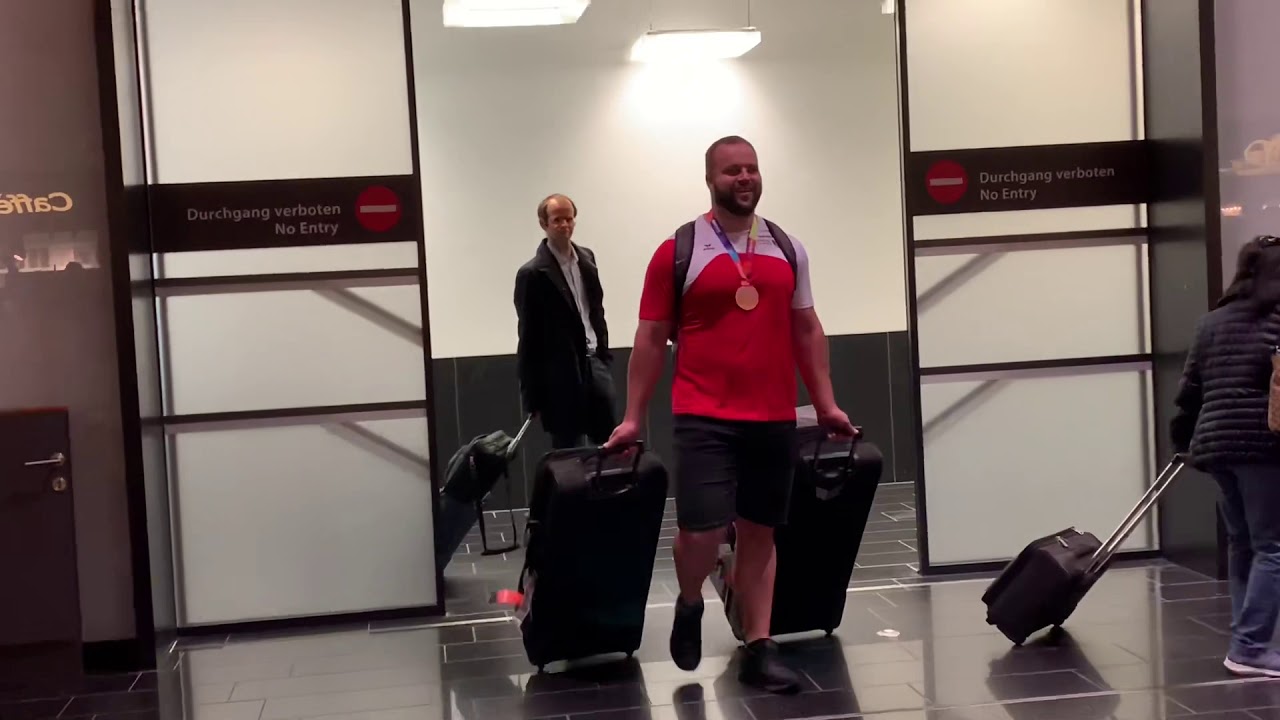 WM Doha 2019 - Empfang von Lukas Wei&szlig;haidinger