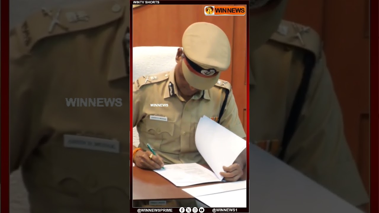Charge as the Commissioner of Police, Greater Chennai police. #commissioner #tnpolice