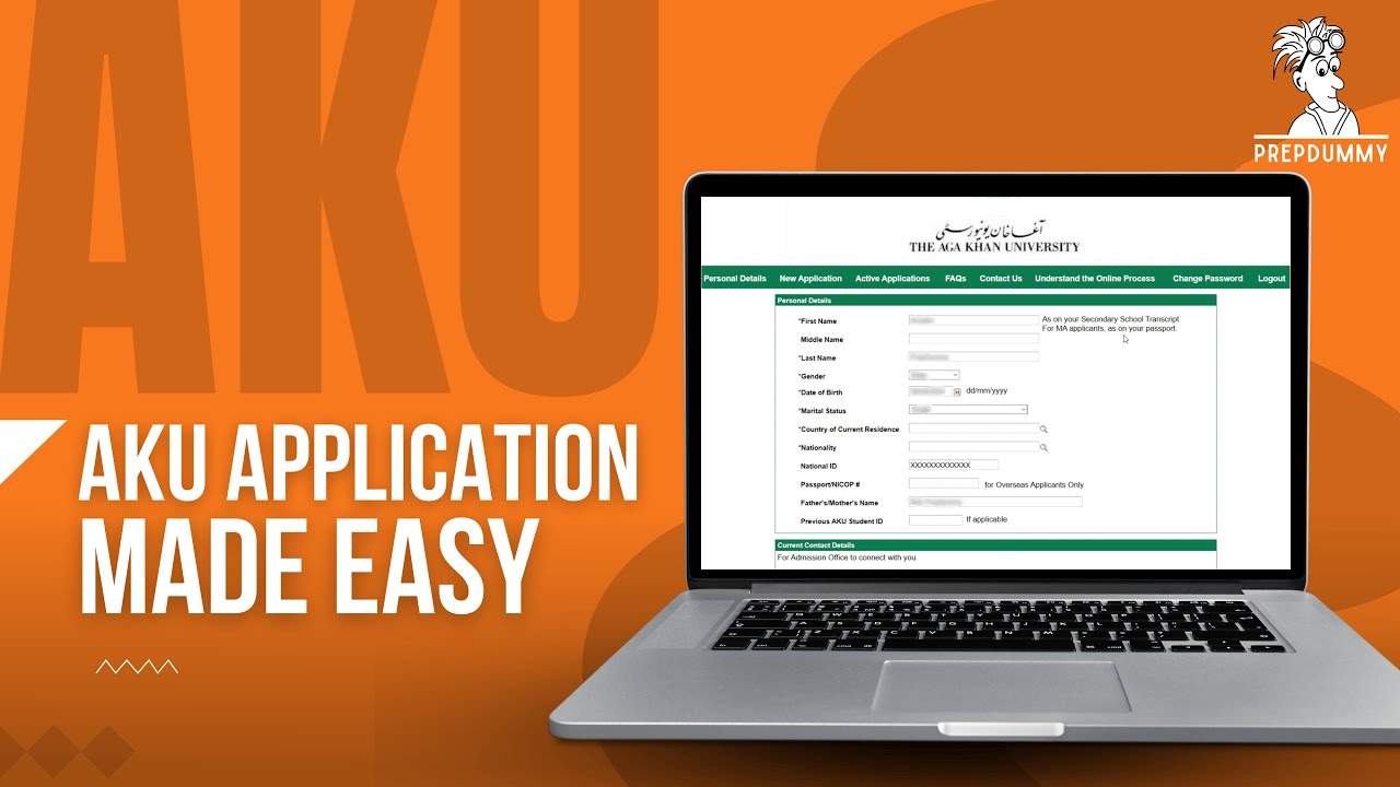AKU Admission Application Form Guide 2025