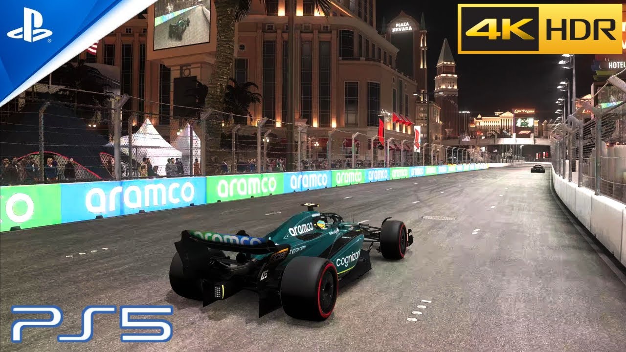 (PS5) The New F1 23 Gameplay - Las Vegas Night | Ray Tracing ULTRA Realistic Graphics [4K 60FPS HDR]