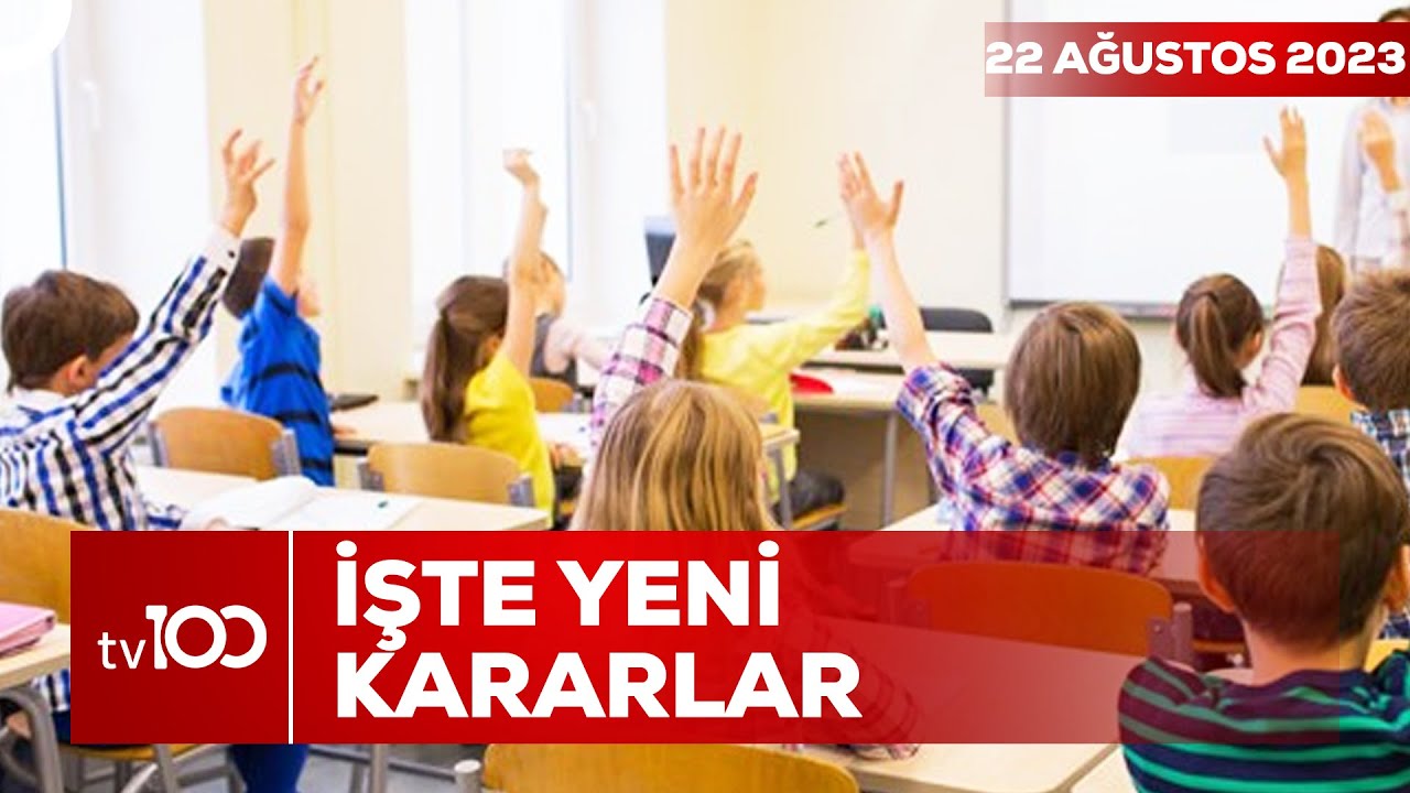MEB'den 81 İle Genelge | Osman Kenan &Ccedil;apoğlu ile TV100 Ana Haber