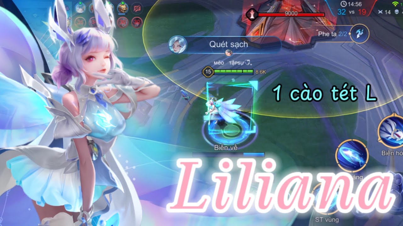 Liliana 1 cào nội tại quét sạch team địch trong nháy mắt | Build đồ phép trị Raz Sụk #liênquânmobile