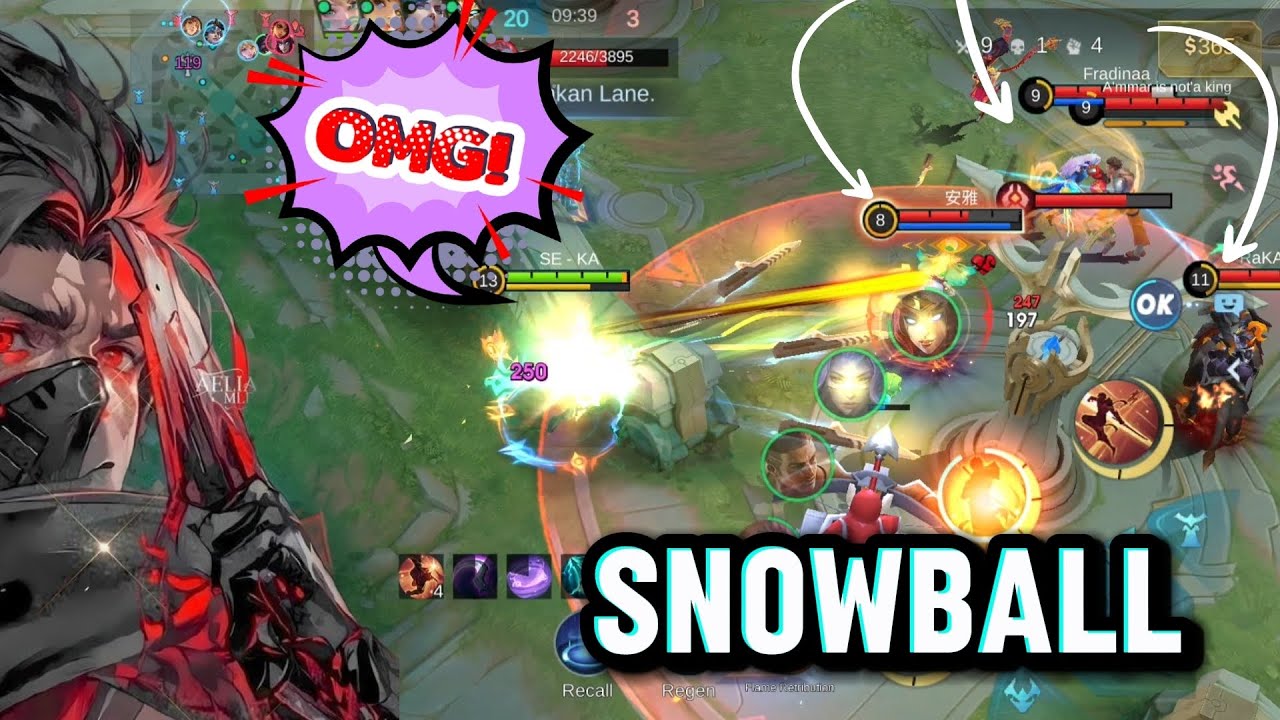 CARA HAYABUSA SNOWBALL DARI EARLY GAME!! MUSUH AUTO PANIK KALAU KETEMU!! MLBB