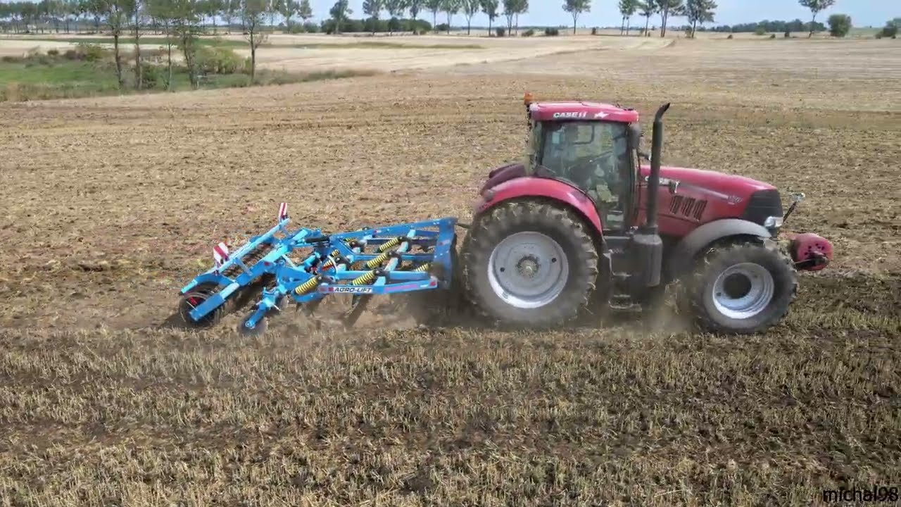 Nowy nabytek w akcji. Uprawa bezorkowa  Agro-Lift Dynamic Pro 3,0 + Case Puma 170 CVX[4k]