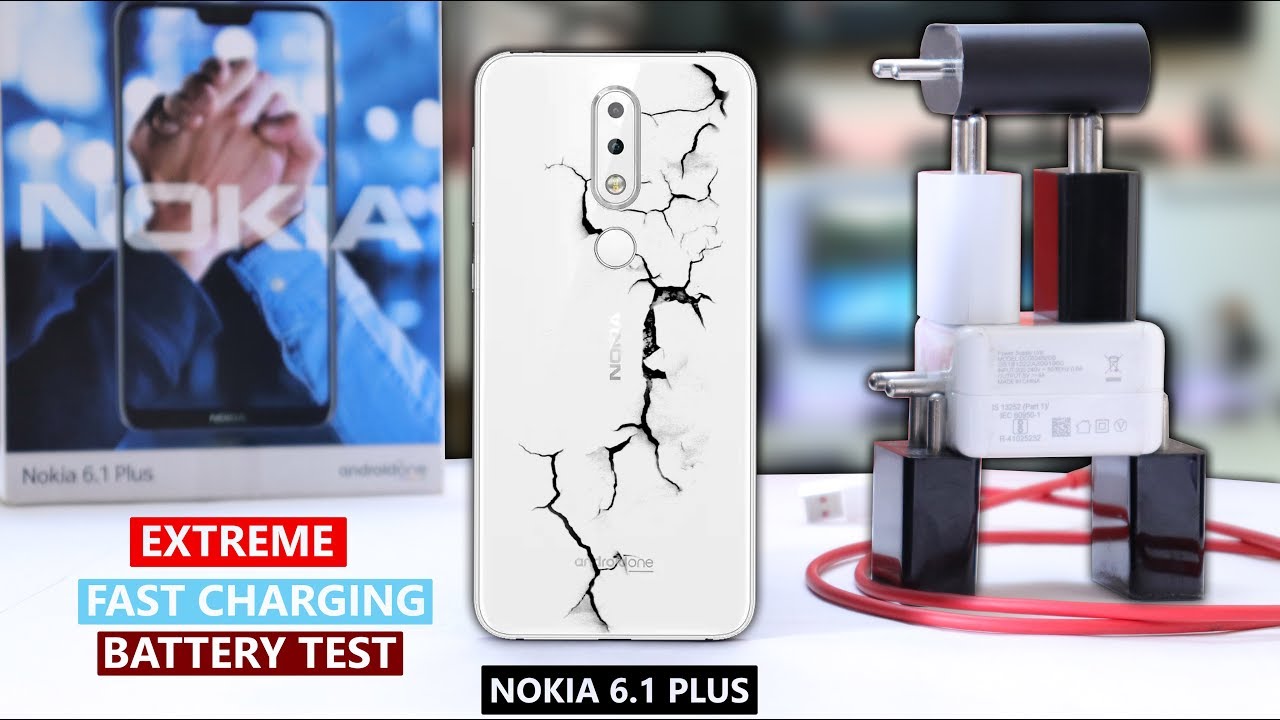 Nokia 6.1 Plus - How Fast | Does it really supports Quick Charging ? Intense Heating & Battery Test