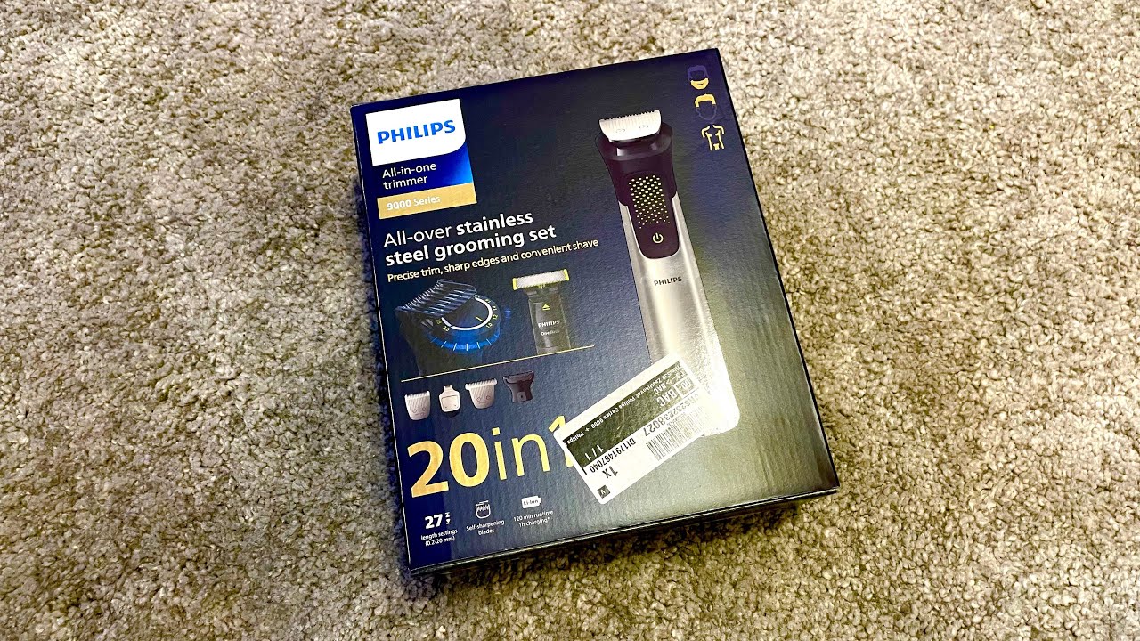 Philips all-in-one trimmer series 9000 (unboxing)