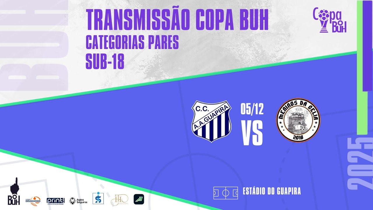 GUAPIRA X MENINOS DA CELIA - AO VIVO | SUB 18 | SEMI FINAL | 04/12/2025 | EST&Aacute;DIO DO GUAPIRA