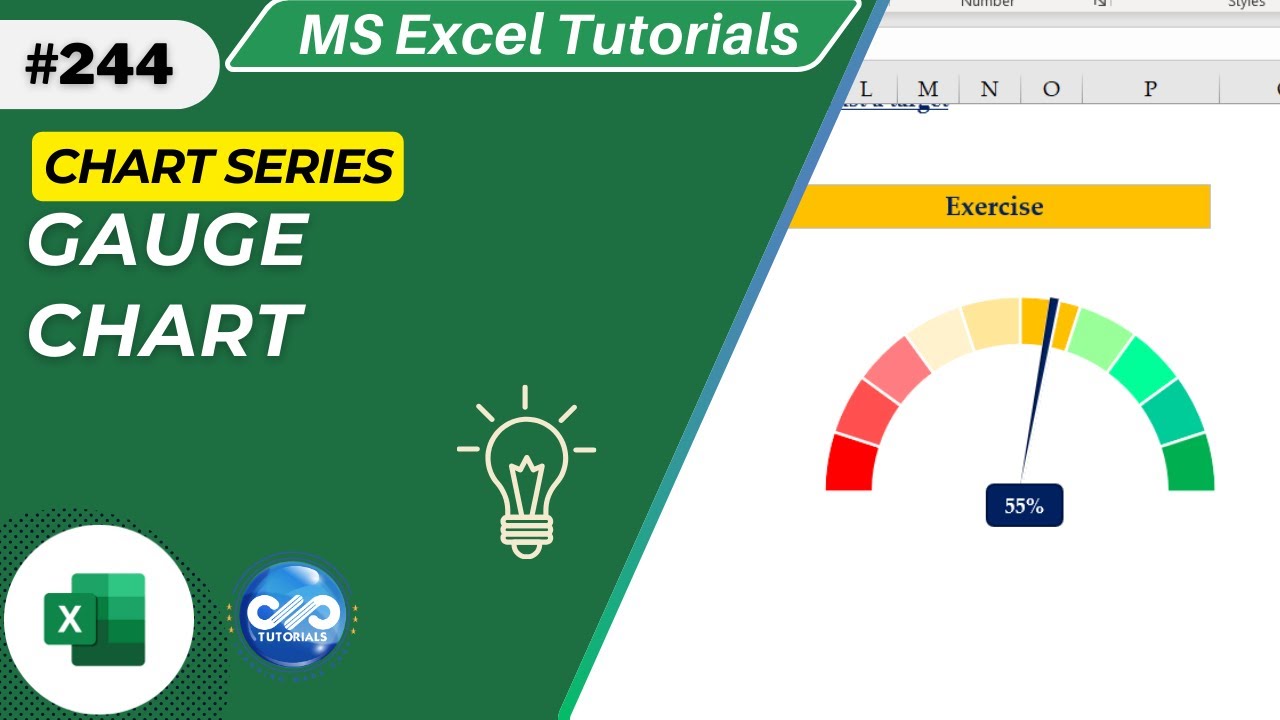 Create a Professional Gauge Chart in Excel in Just 5 Minutes! #gaugechart #speedometer