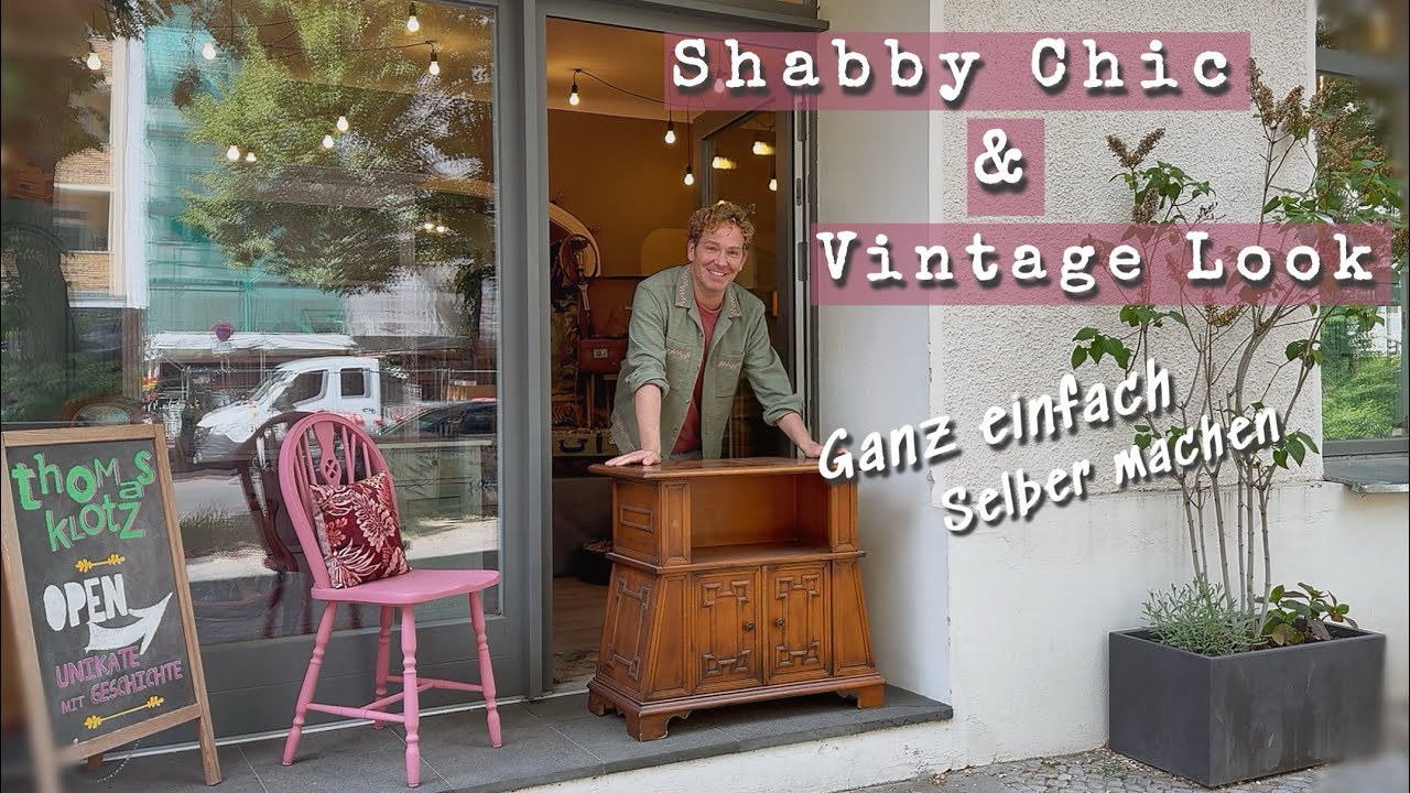 Aus neu mach alt: Vintage Look für Möbel selber machen
