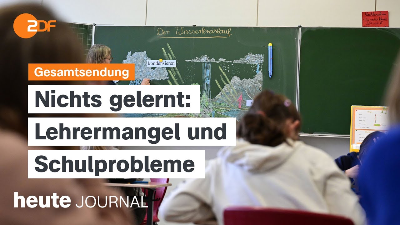 heute journal vom 29.01.2026 Angriffspause, Lehrermangel, Ende des Synodalen Wegs