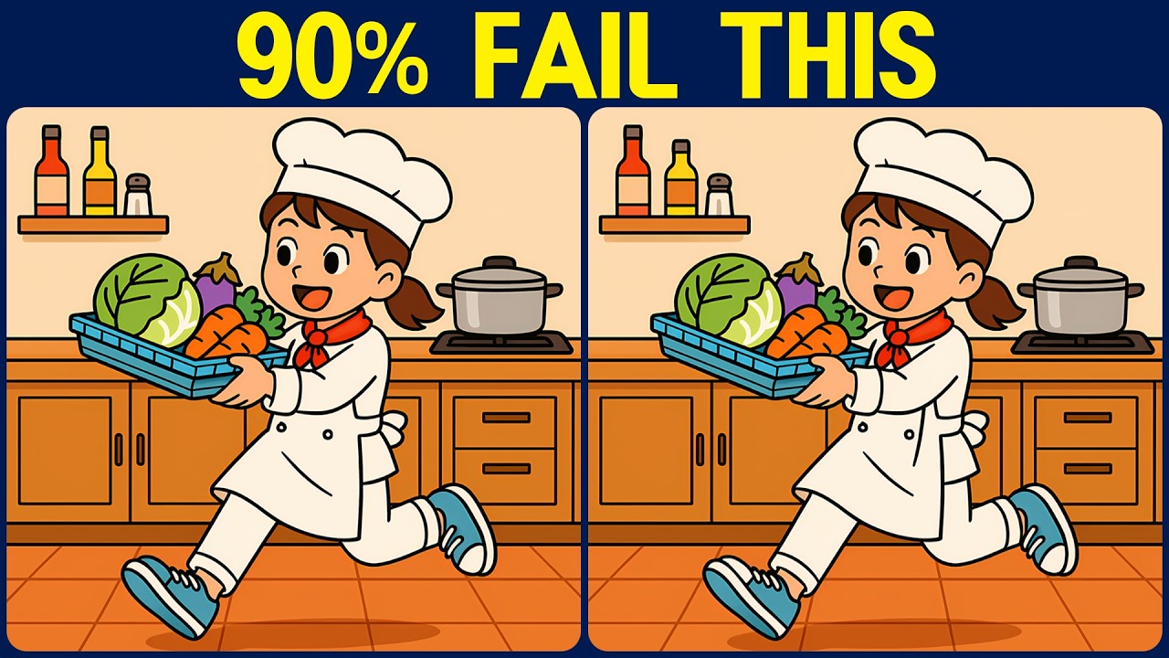 [Spot the Difference Brain Training] Try this slightly tricky puzzle.