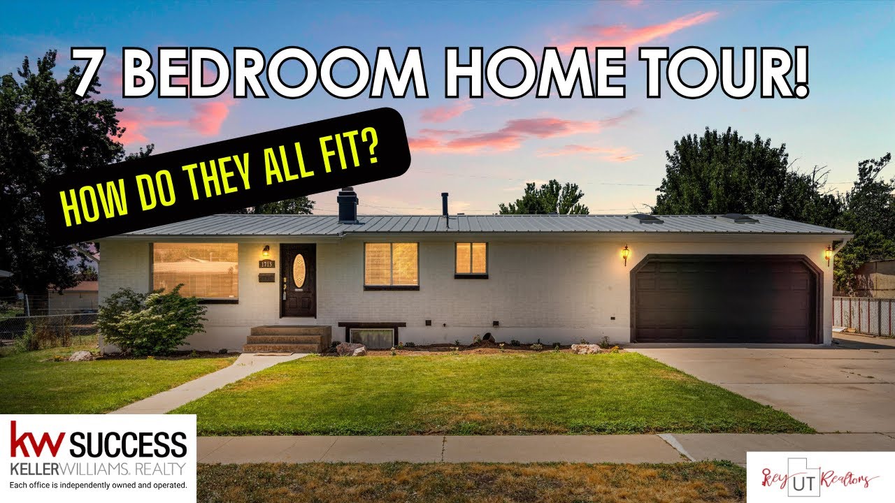 7 Bedroom Home in Layton, UT - Home Tour!