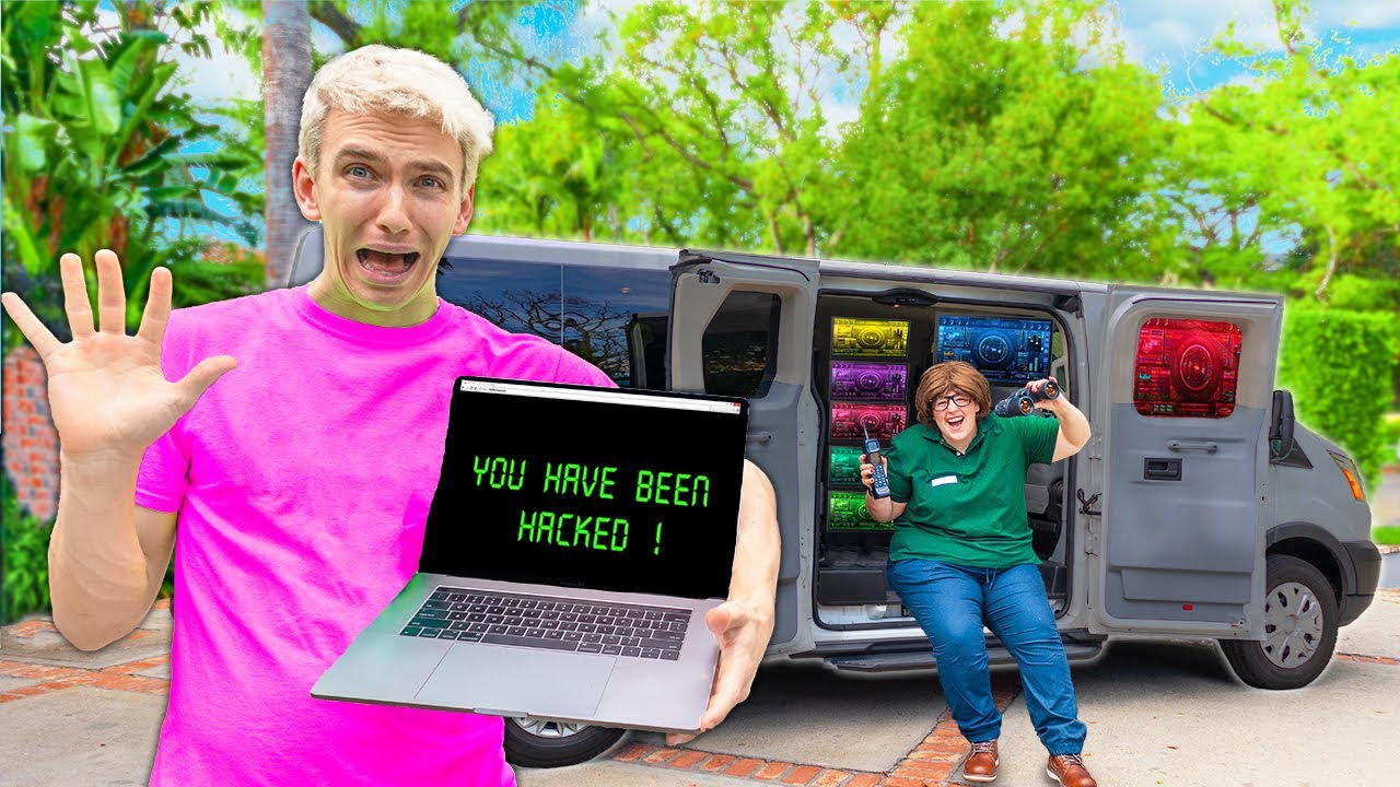 MYSTERY NEIGHBOR GOES UNDERCOVER to HACK SHARE THE LOVE MERCH STORE!! (Stephen Sharer Cries)