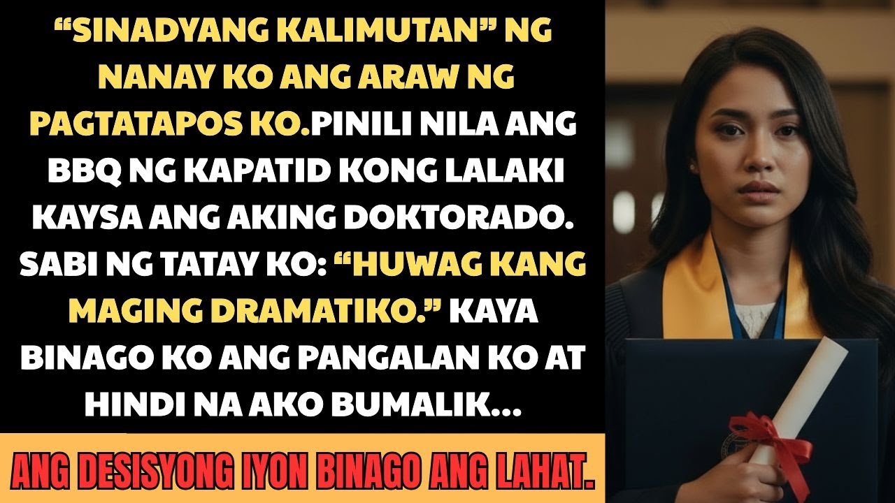 Nilaktawan ng nanay ko ang graduation ko para sa BBQ — kaya pinalitan ko ang pangalan ko