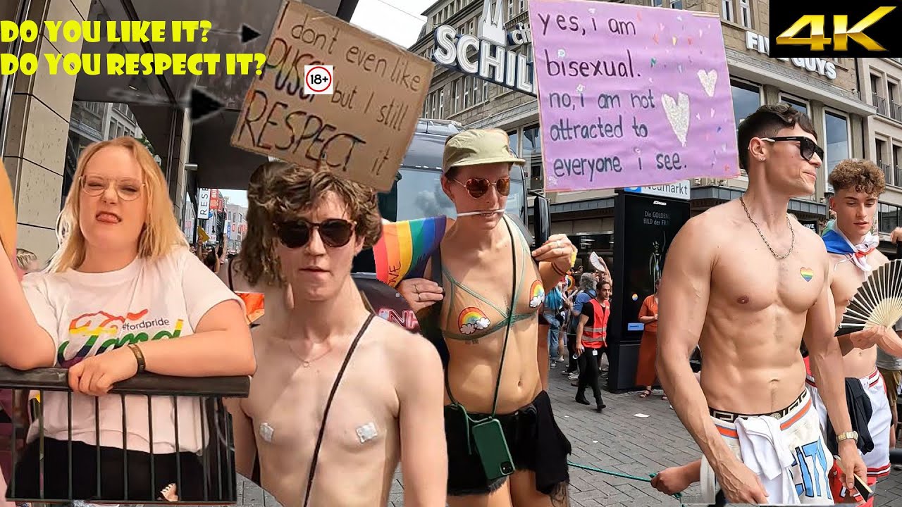 Do you like it? Do you respect it? Koln gay parade message