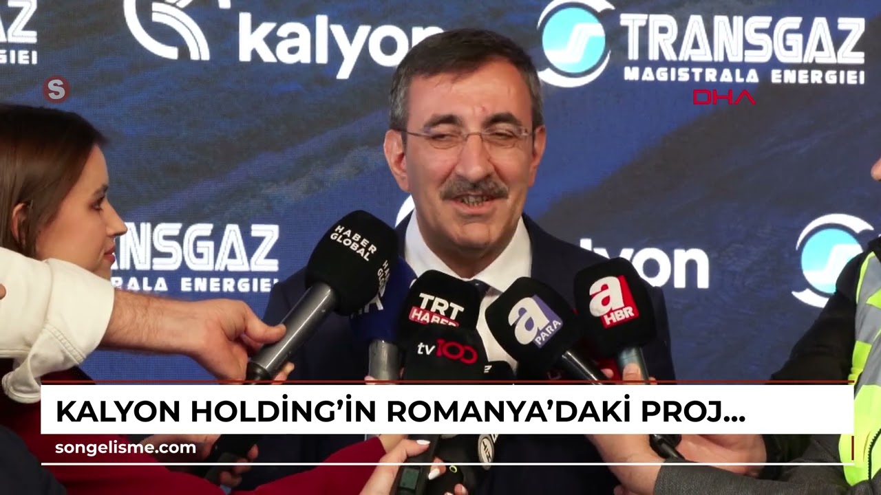 Kalyon Holding'in Romanya'daki projesi için boru indirme töreni