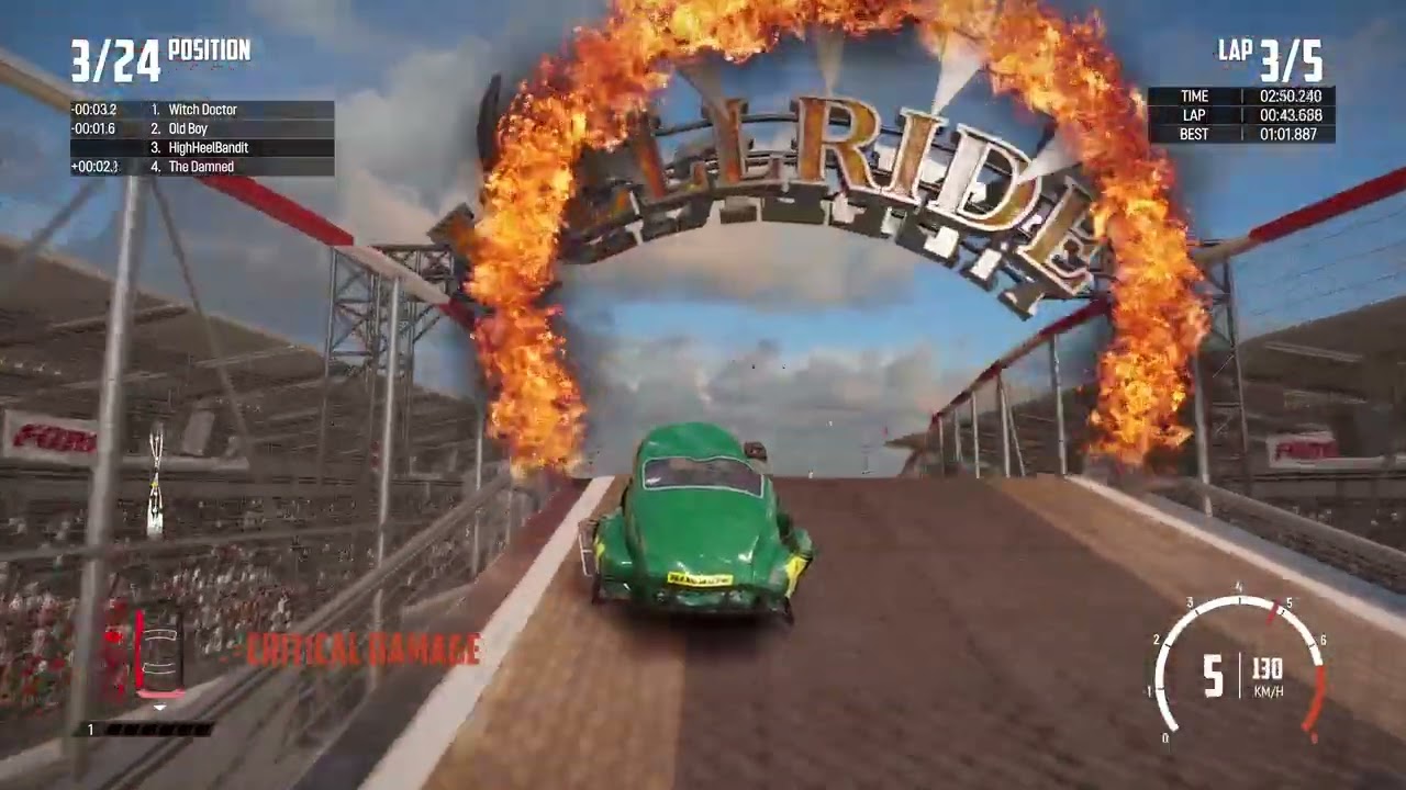 Playing Wreckfest
