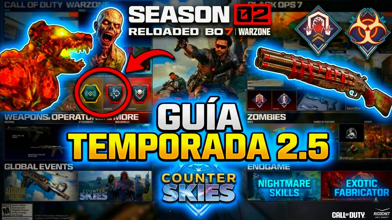 Season 2 Reloaded Warzone & BO7: TODO lo NUEVO explicado (Zombies, Mapas, Perks y más) 🔥
