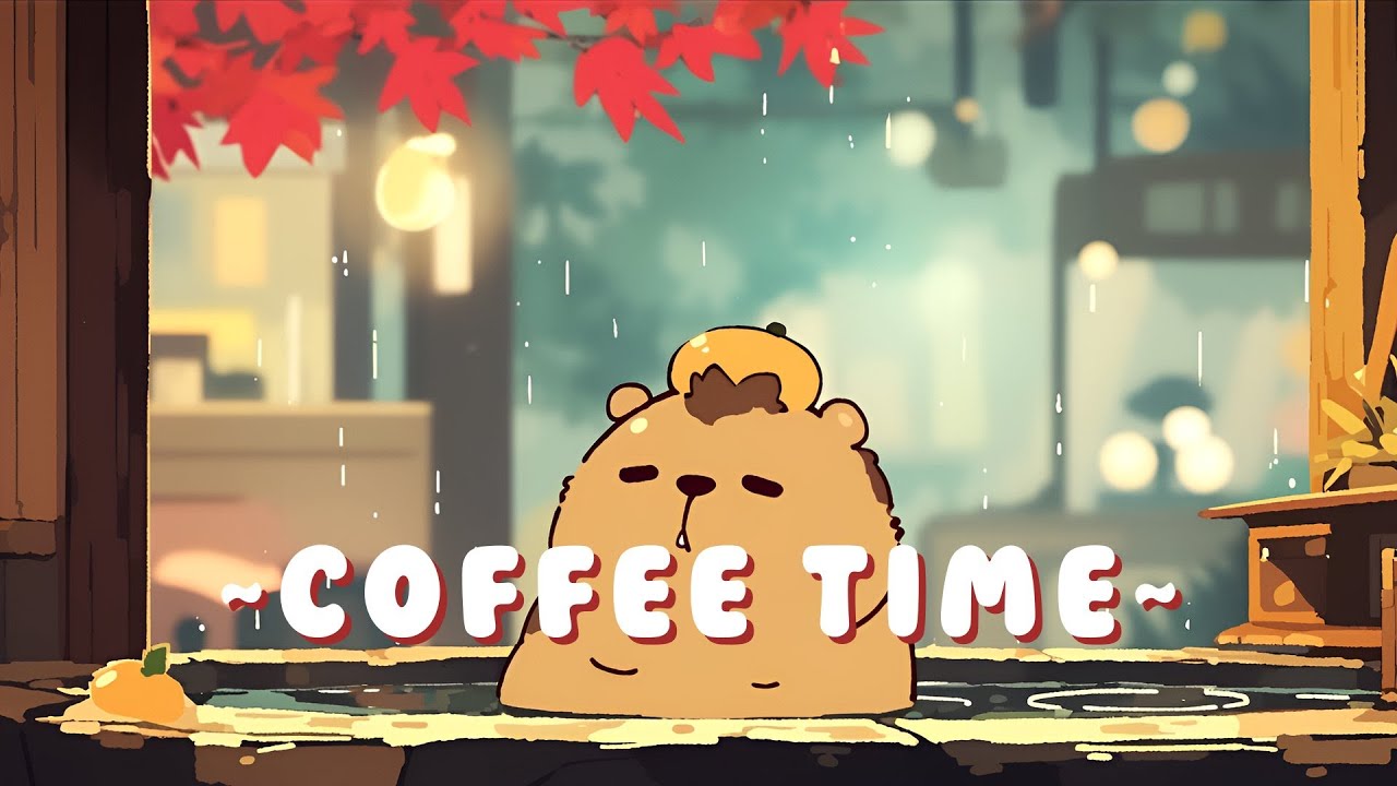 Capybara Lofi Radio - Chill Jazz Beats to Relax/Study ~ Peaceful Flow ~ 🦫 ✨ 🌙
