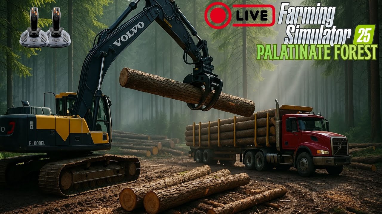 FS25 Live Palatinate Forestry! Come say Hi!