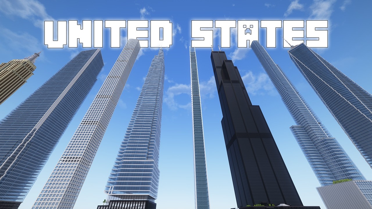 I Built The TALLEST United States Skyscrapers in Minecraft!