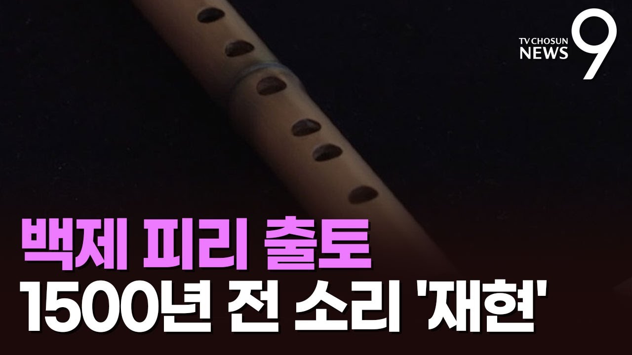 1500년 전 소리 찾았다…현존 最古 관악기 '백제 피리' 출토 [뉴스9]