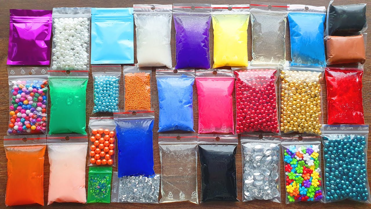 Making Crunchy Slime With Bags - Satisfying & Relaxing