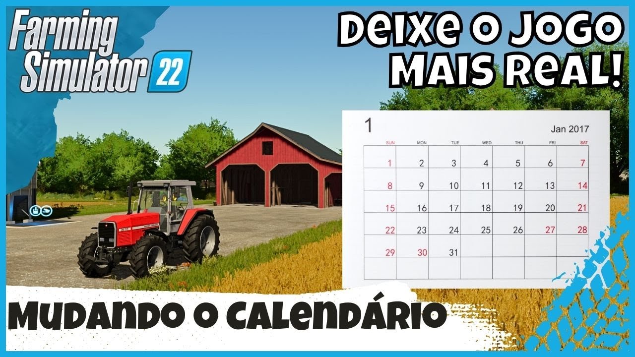 How to Change and Adjust the Time Period (Days per Month) of the Calendar and Clock in Farming Si...