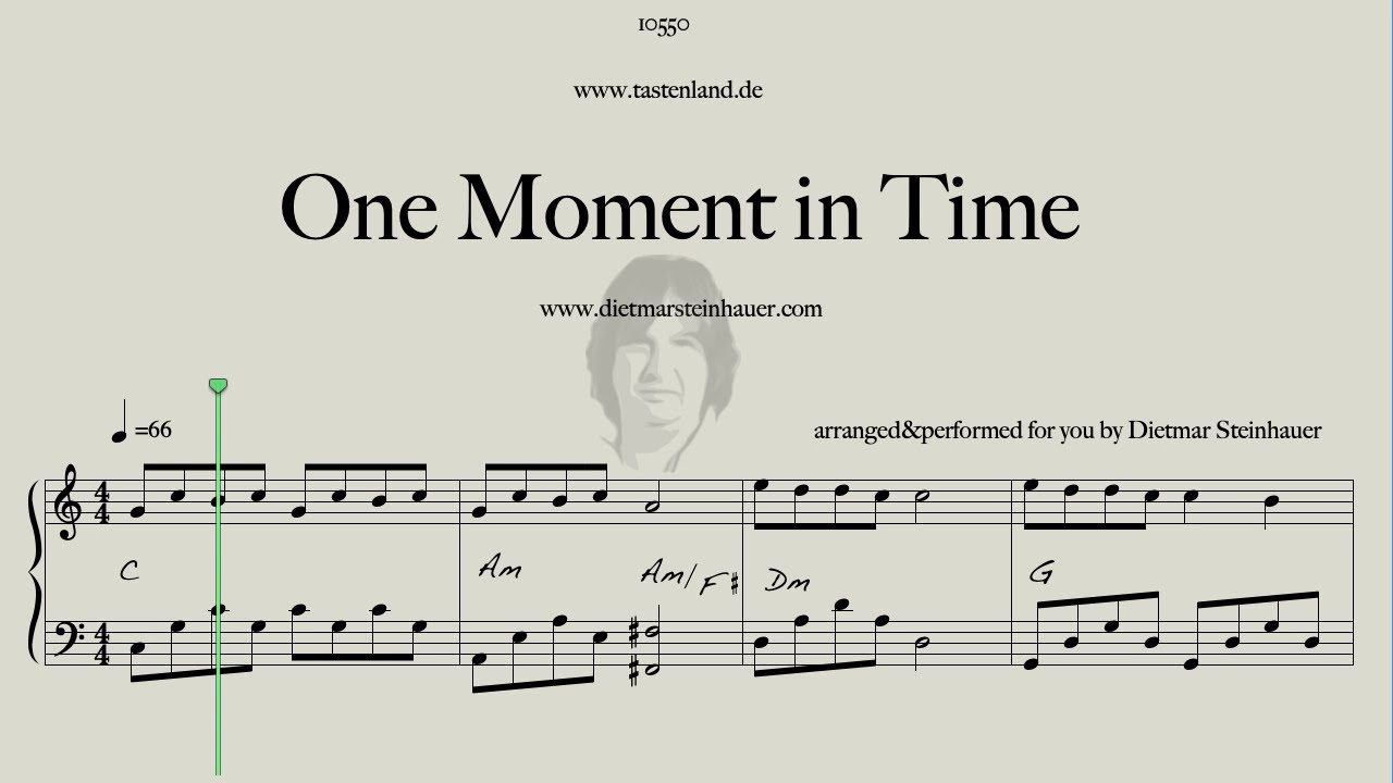 One Moment in Time  -  Easy Piano