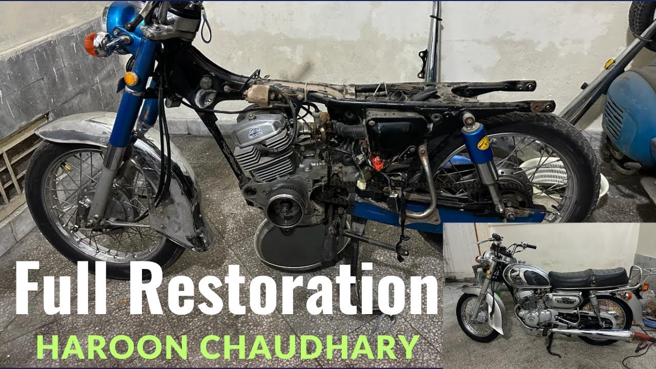 Restoring a 1980 Barn Find Honda CD200 Roadmaster | Vintage Motorcycle Revival By Haroon Chaudhary