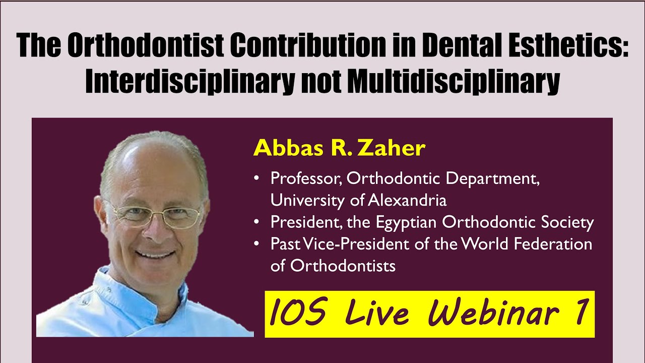 The Orthodontist Contribution in Dental Esthetics: Interdisciplinary not Multidisciplinary