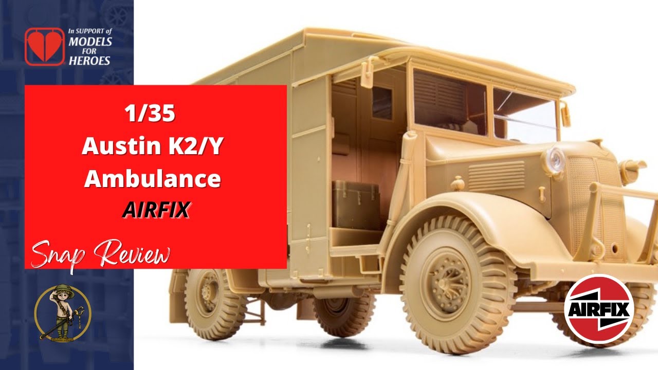 Airfix 1/35 Austin K2/Y Ambulance - Snap Shot Review