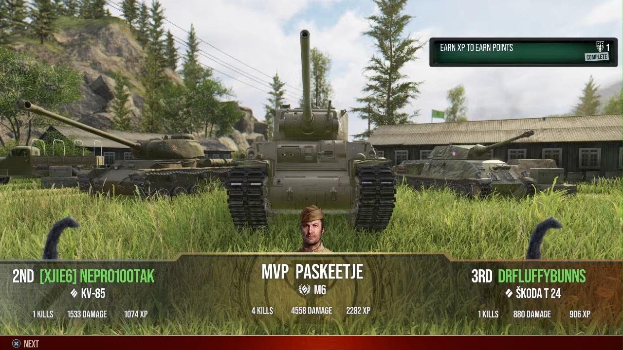 M6, Ace Tanker (#311), 4 Kills, 4.6k damage (WOT Modern Armor - Battle Tier: VI)