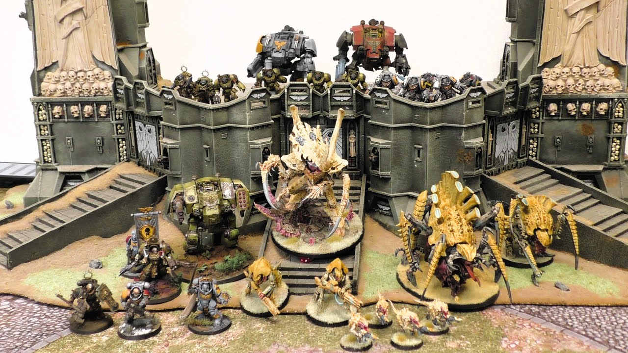 Warhammer 40k - Battlereport 600 - Tyraniden vs. Space Marines (DE)