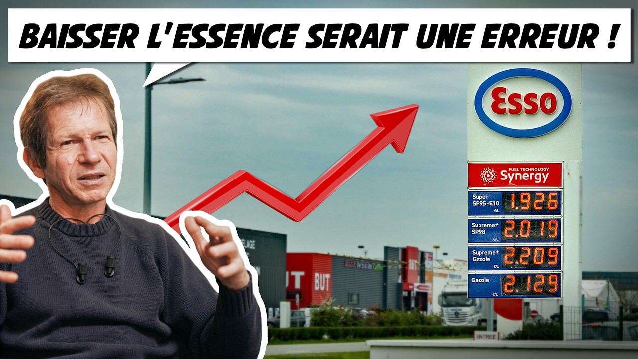 Jancovici démonte la hausse du prix de l’essence en 5 minutes