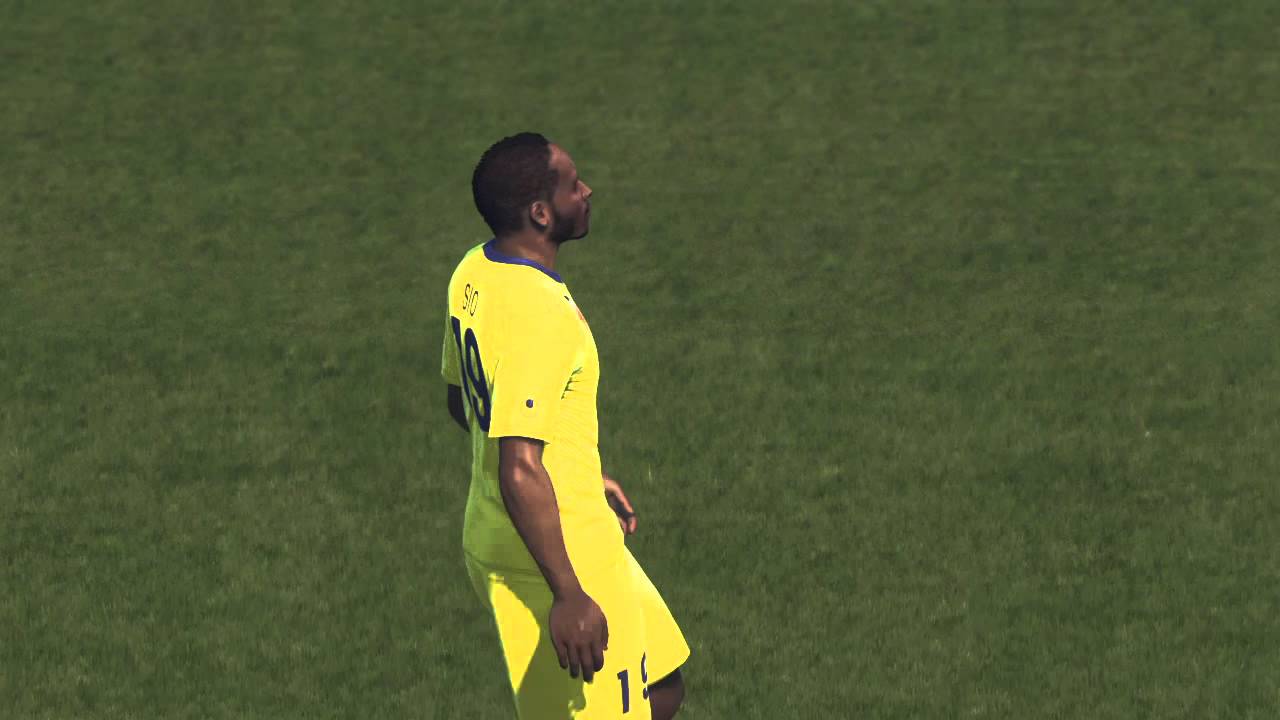 PES 2016 curved ball goal