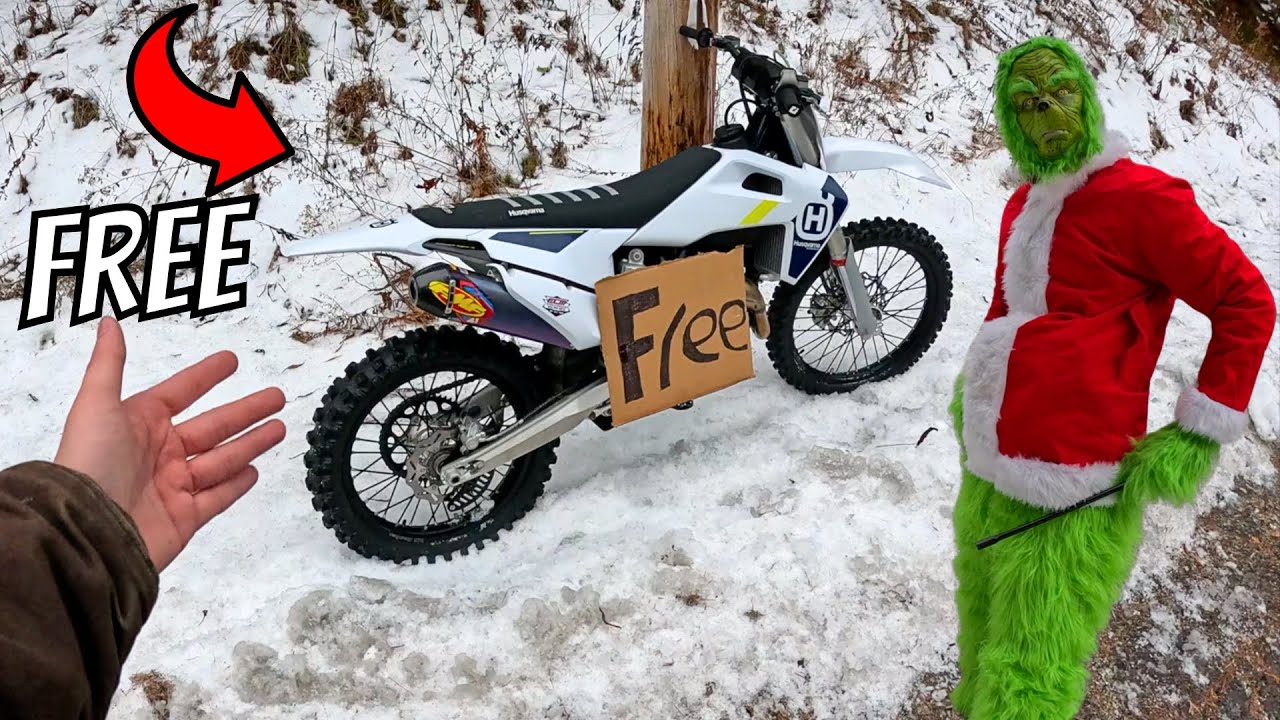 The Grinch Stole My Free Dirt Bike