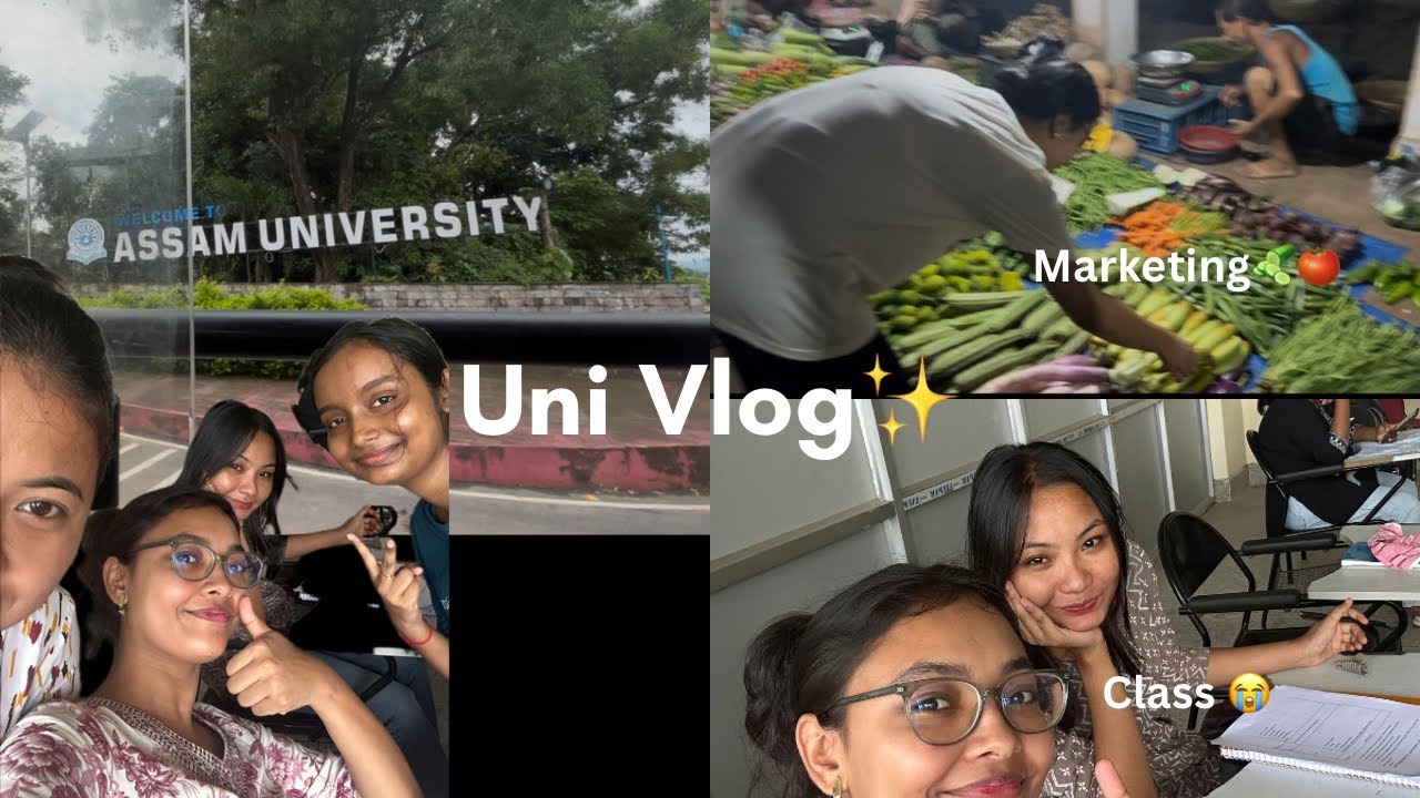 University Vlog + My Daily Routine 🌤 |ASSAM UNIVERSITY, SILCHAR 💗