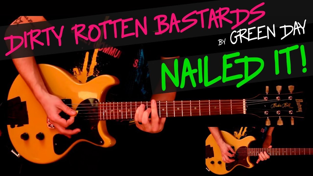 Dirty Rotten Bastards - Green Day guitar cover by GV