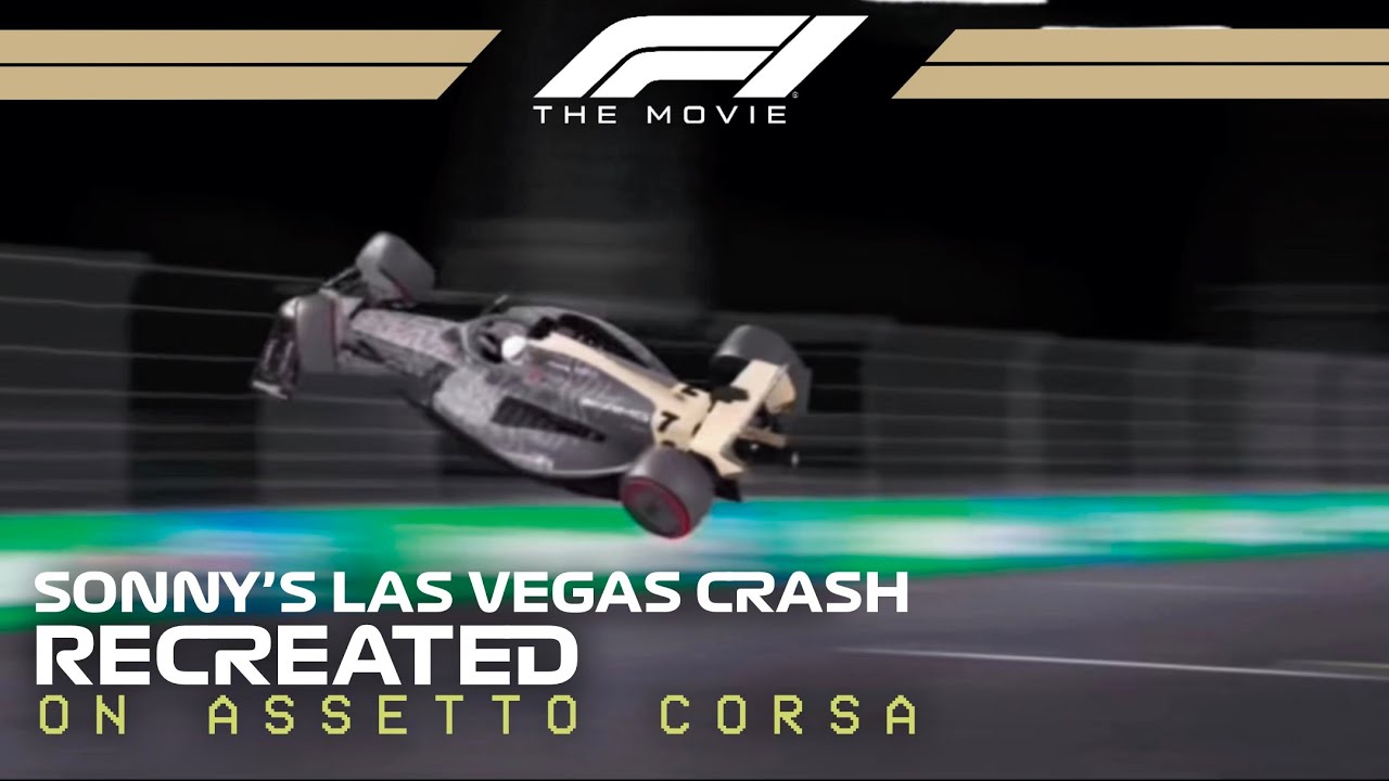F1: The Movie | Sonny Hayes’s Vegas crash recreation