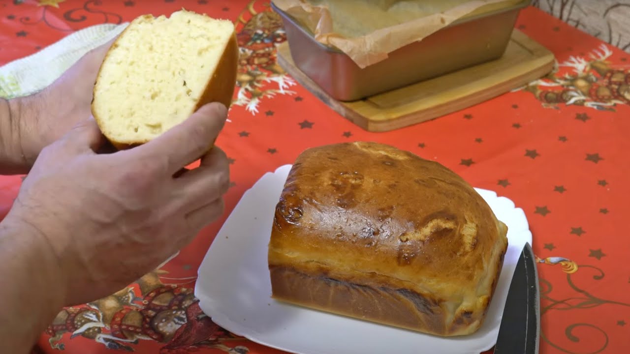Пшеничный, белый хлеб на молоке. Стабильно хороший результат!