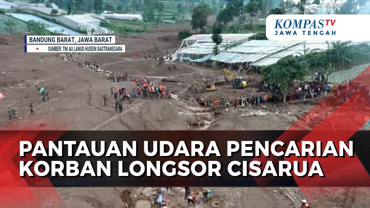 12 Drone Dikerahkan Cari Korban Longsor Cisarua