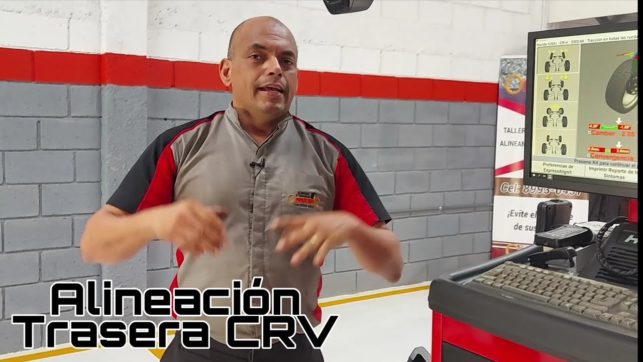 Como alinear llantas traseras en Honda CRV